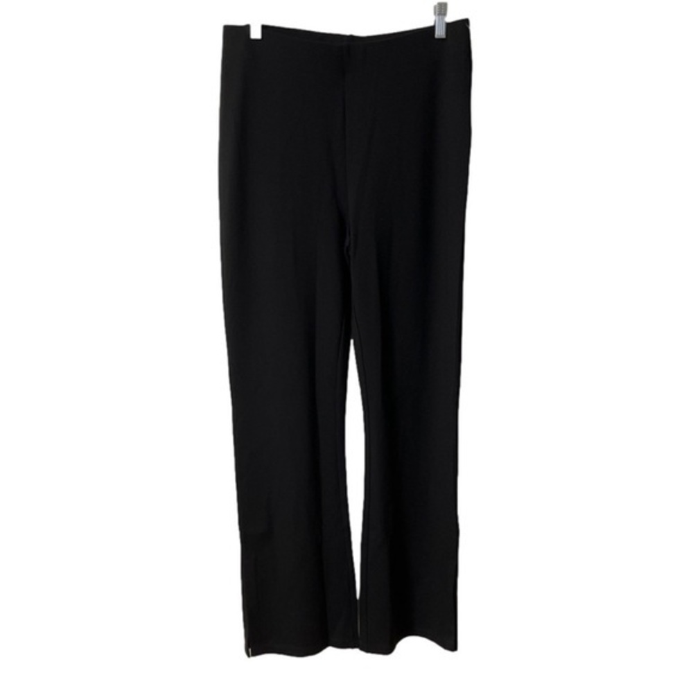 ⭐️ NWT- ONLY black pull-up pants with small slits at bottom- size Large